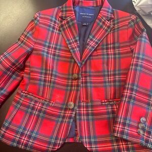 Jamie and jack plaid blazer